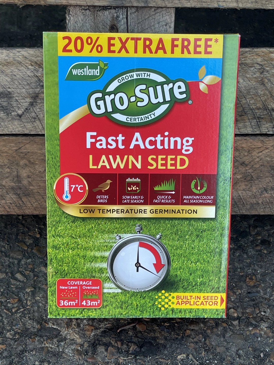 Westland Gro-Sure Fast Acting Lawn Seed-image